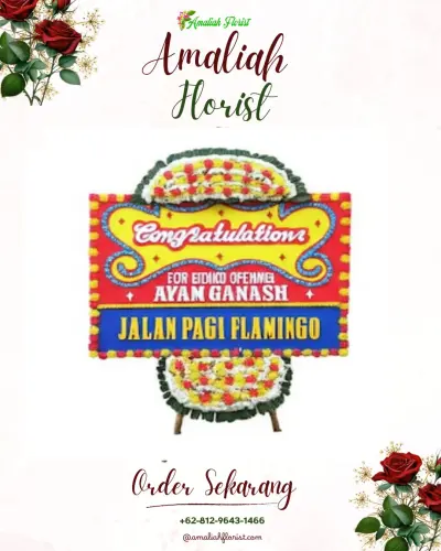 Bunga Papan Congratulation di Jogoyasan